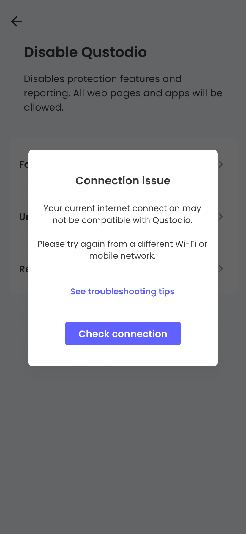 qustodio not blocking websites