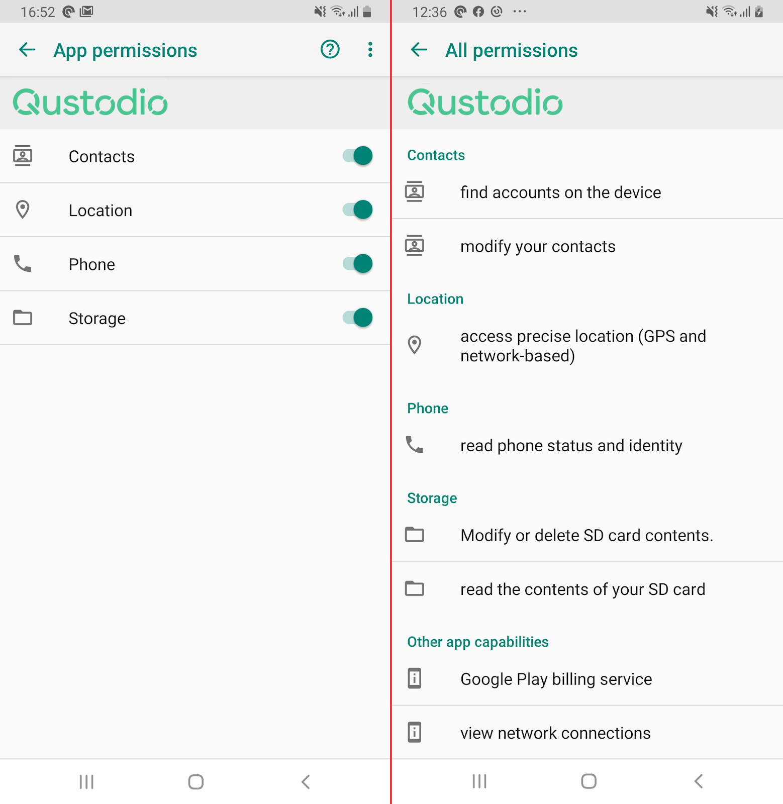 qustodio text monitoring android